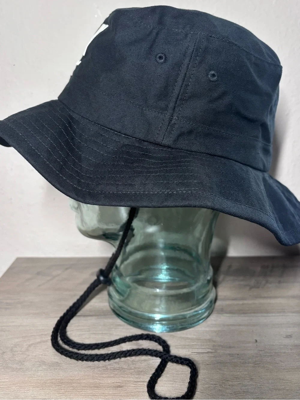 FLY Racing Black Bucket Hat with Adjustable Drawstring